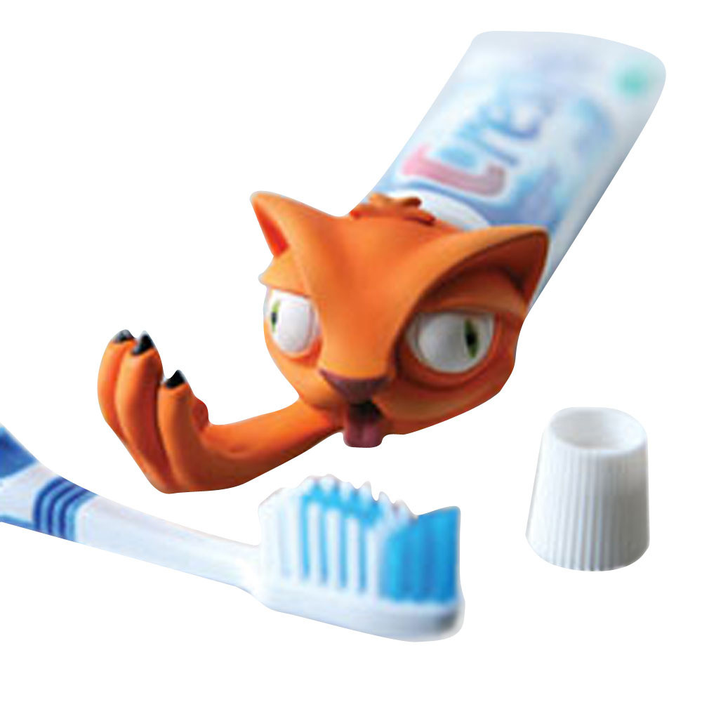 Cat Gifts For Kids
 Cool Toothpaste Heads Pratical Gift for Kids Character Cat