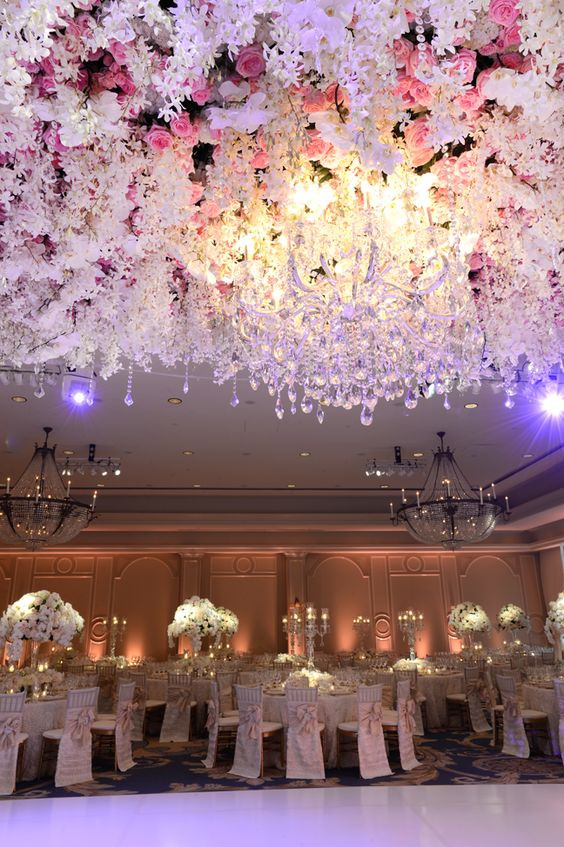 Ceiling Decorations For Weddings
 10 Floral Reception Ceilings That Will Make You Re think