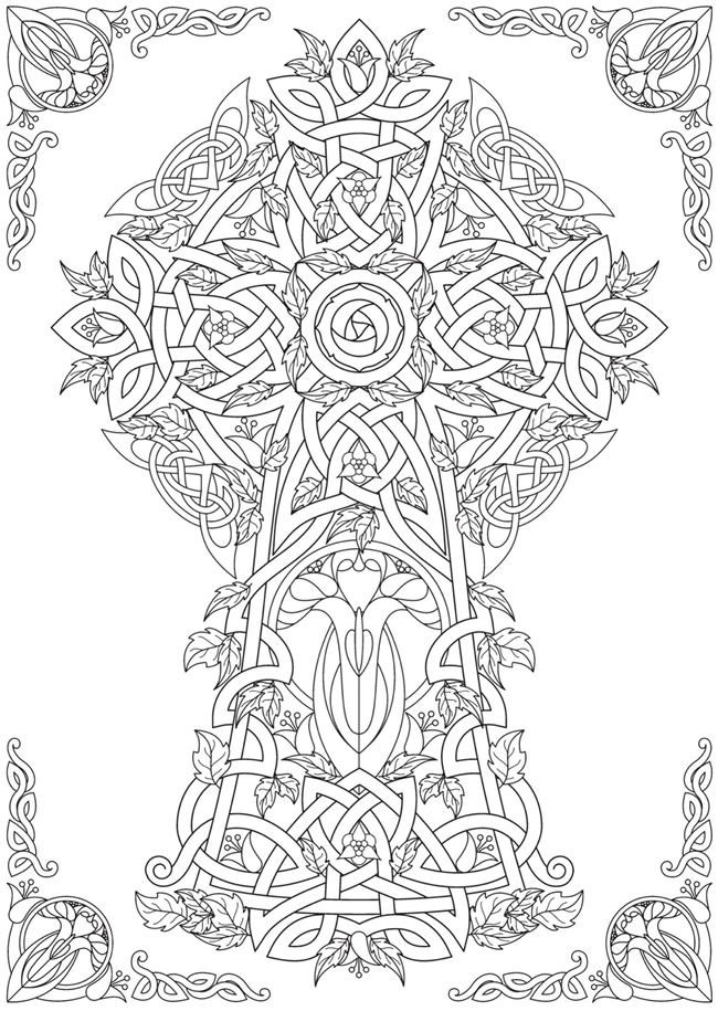 Celtic Adult Coloring Books
 Wel e to Dover Publications From Creative Haven Deluxe