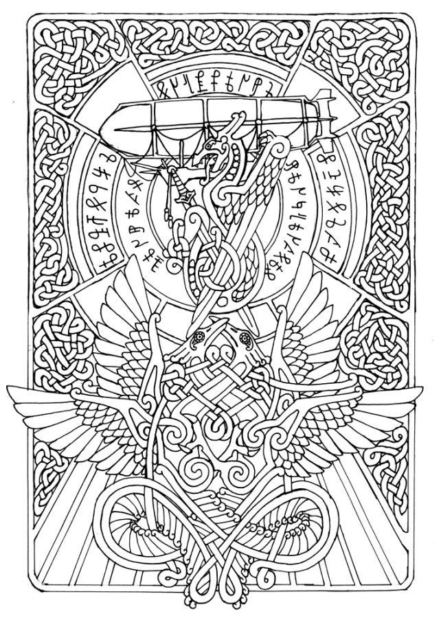 Celtic Adult Coloring Books
 94 best Celtic Coloring Pages for Adults images on