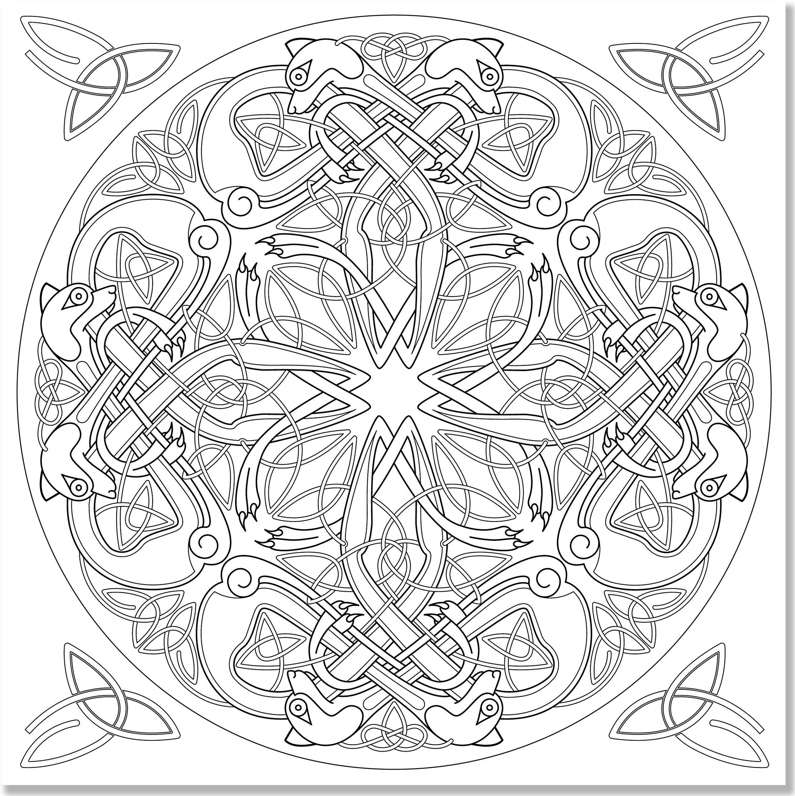Celtic Adult Coloring Books
 Coloring Pages Seductive Celtic Coloring Pages For Adults