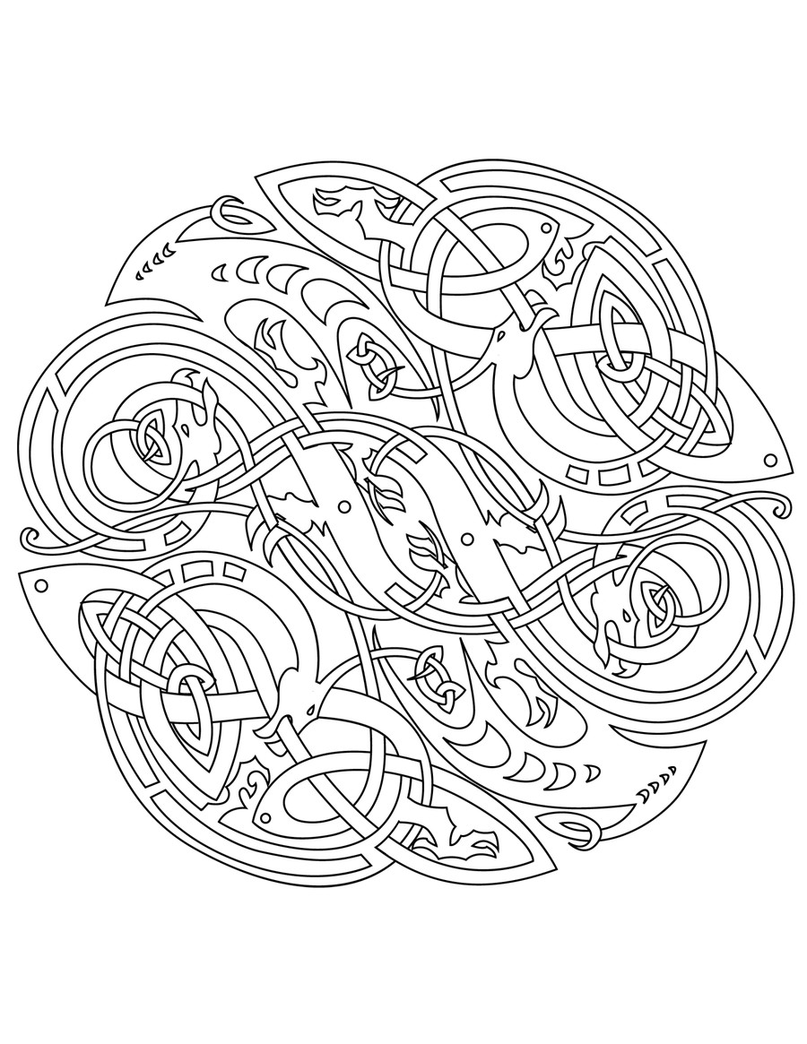 Celtic Adult Coloring Books
 mandalas to print and color for adults