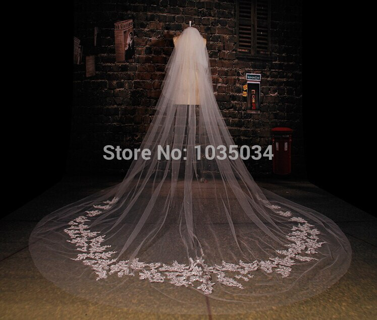 Champagne Wedding Veils
 Popular Champagne Cathedral Veil Buy Cheap Champagne