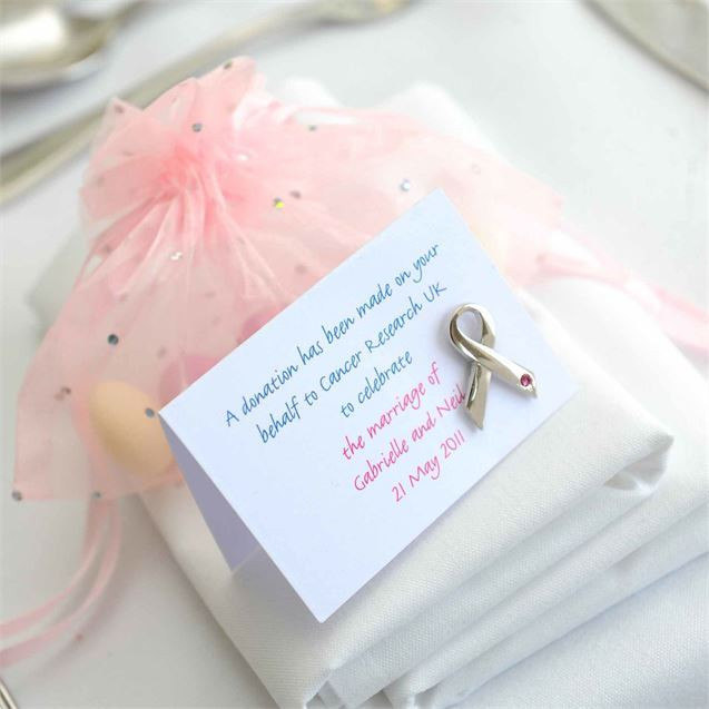 Charity Wedding Favors
 Charity Wedding Favours Gabrielle & Neil s Real Wedding