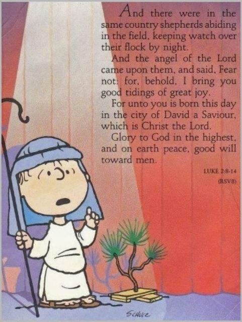 Charlie Brown Christmas Linus Quote
 DC Laus Deo Linus Van Pelt on the Meaning of Christmas
