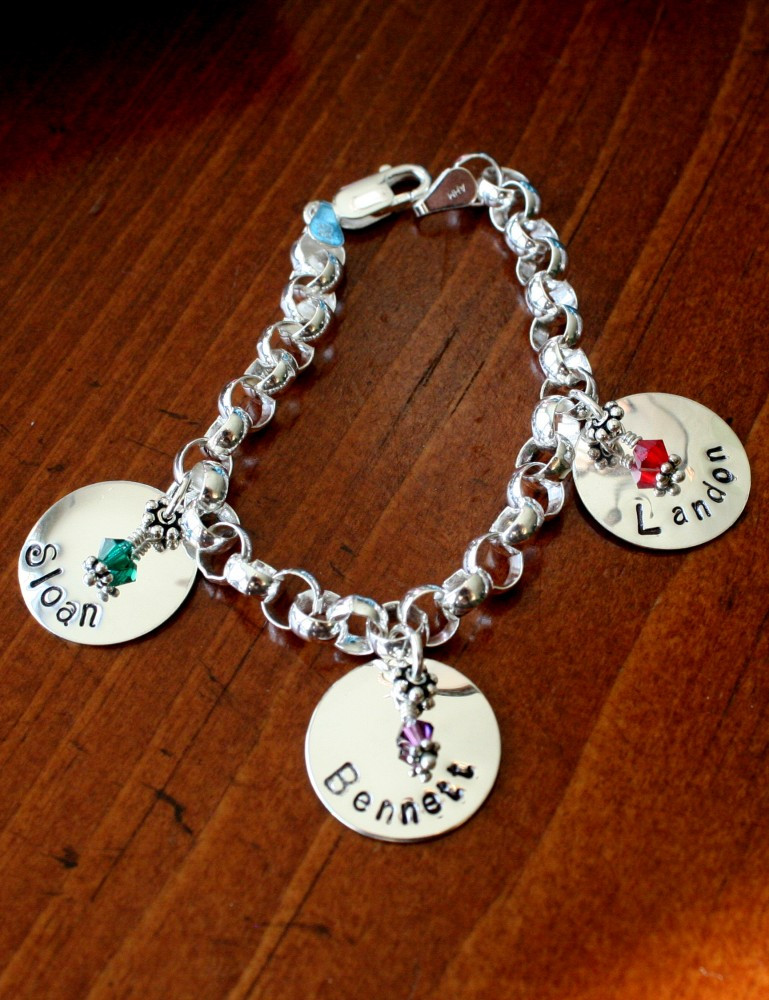 Charm Bracelets For Mom
 Sterling Silver Grandmother Mother Charm Bracelet Gift