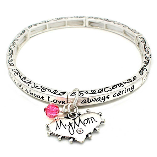 Charm Bracelets For Mom
 KIS My Mom Heart Charm Bracelet