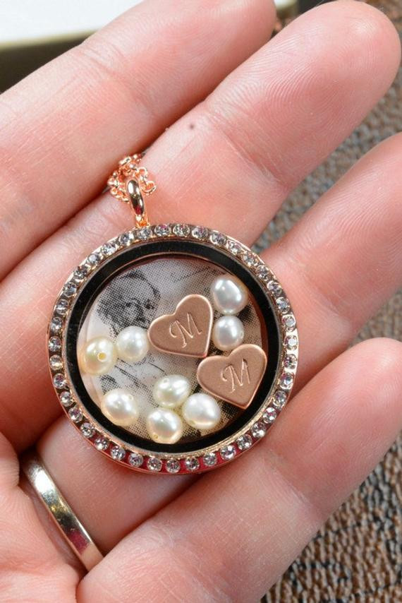 Charm Necklace For Mom
 Items similar to Personalized Family necklace Grandma Mom