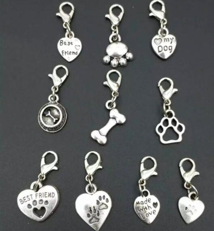 Charms For Necklaces
 High quality Mixing Animal Dog Paw Prints & bones & dog