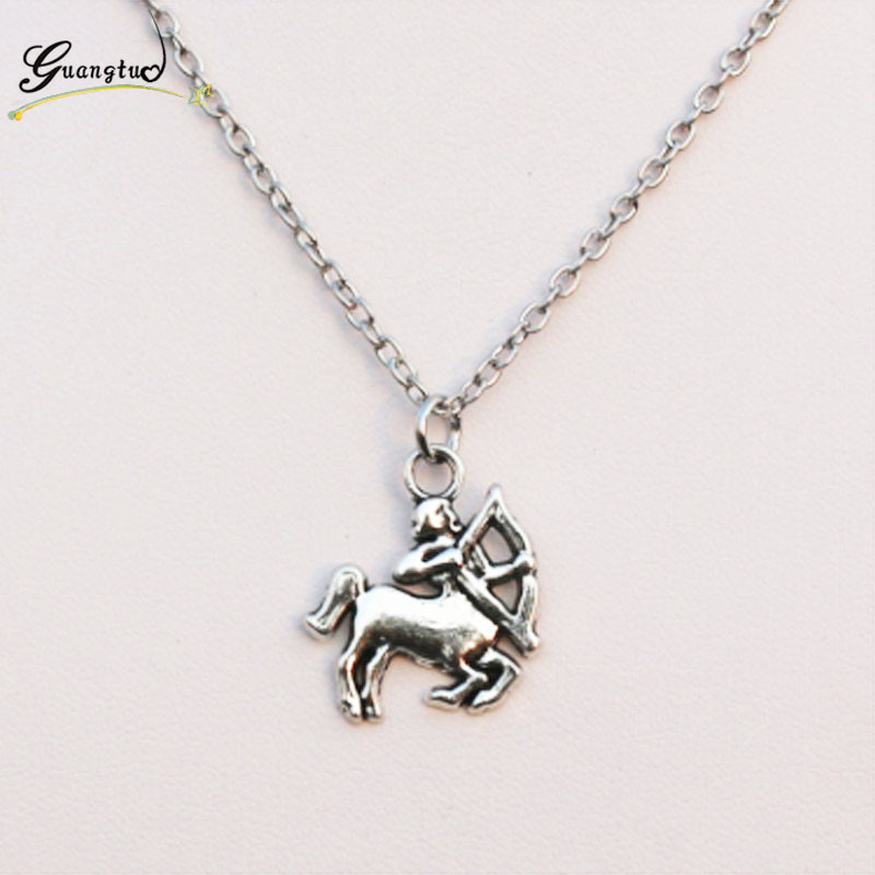 Charms For Necklaces
 Fashion Jewelry Sagittarius Pendant Necklace For Men Women