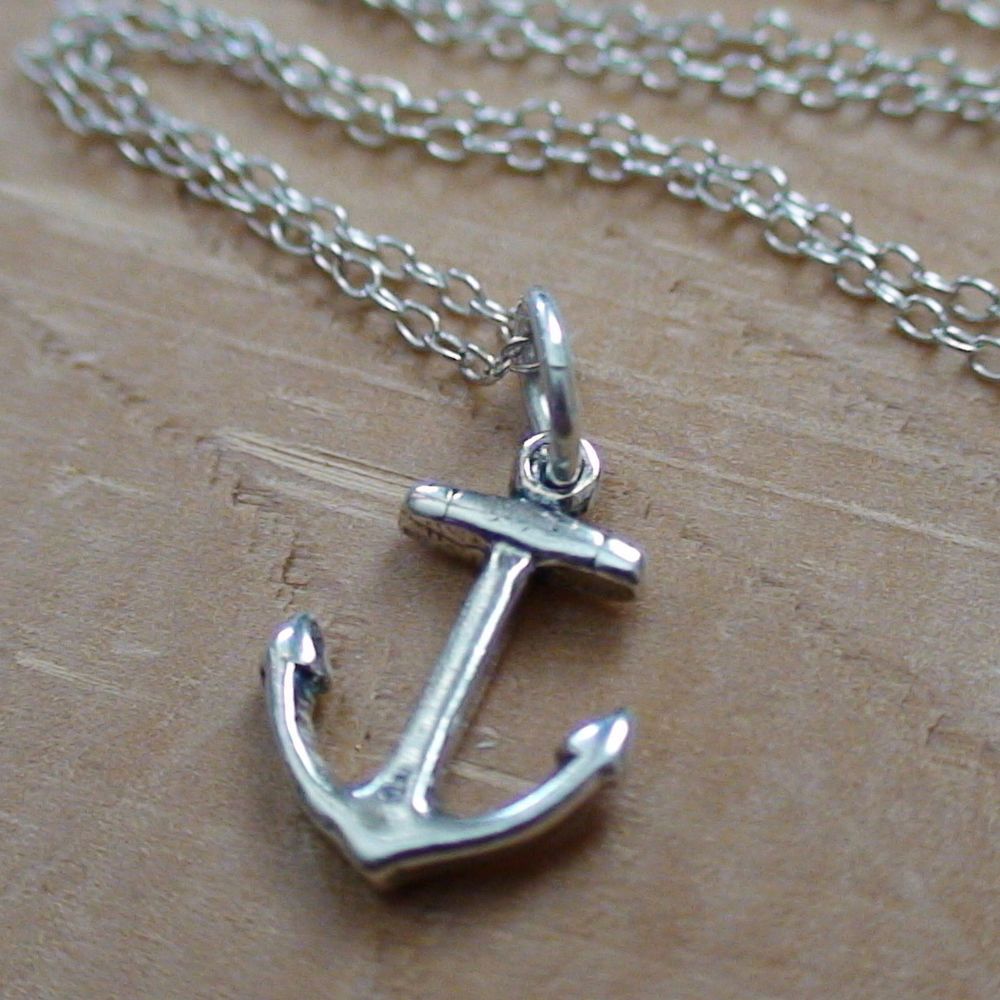 Charms For Necklaces
 Anchor Charm Necklace 925 Sterling Silver Nautical