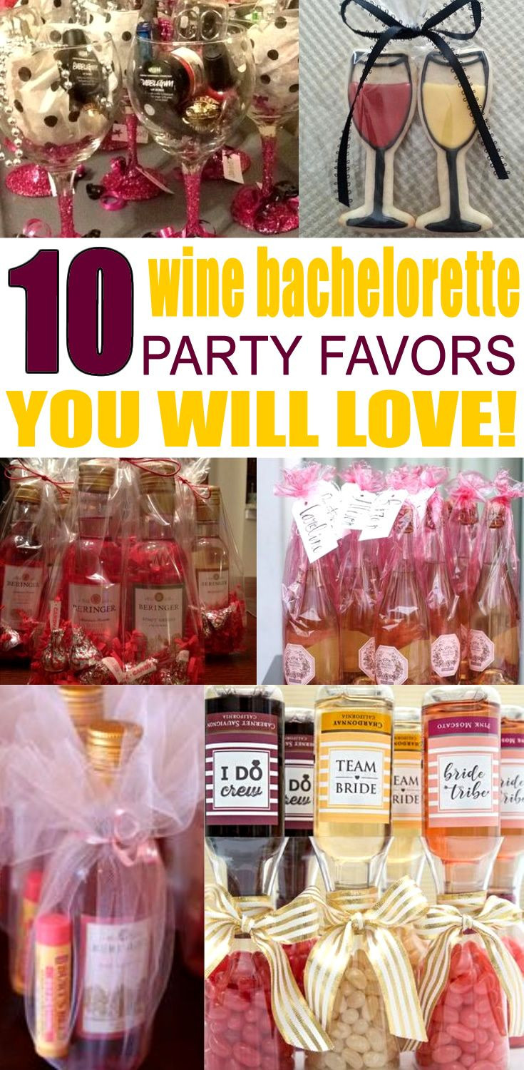 Cheap Bachelorette Party Favors Ideas
 Wine Bachelorette Party Favors