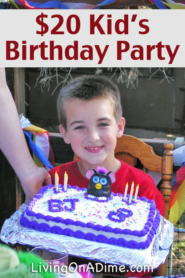 Cheap Birthday Party Ideas
 Cheap Kids Birthday Party Ideas $20 Birthday Party