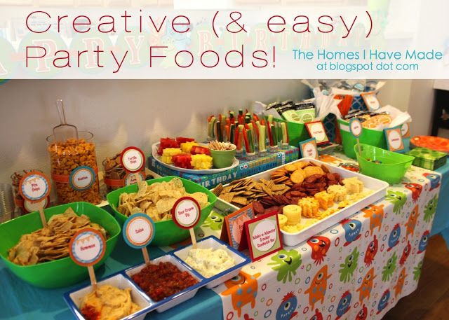 Cheap Food Ideas For Birthday Party
 Monster Party Spotlight on Food