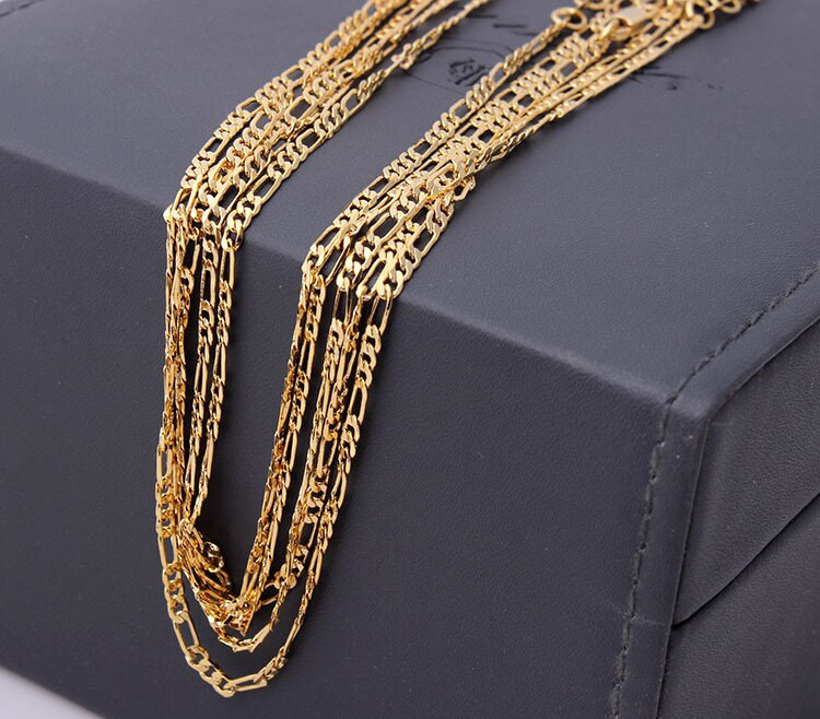 Cheap Gold Necklaces
 gold plated chain necklace for women wholesale fashion