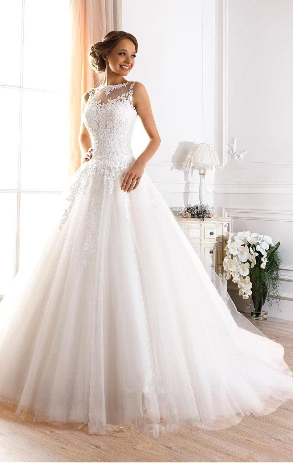 Cheap Lace Wedding Dress
 Aliexpress Buy Vestidos de novia 2016 Cheap White