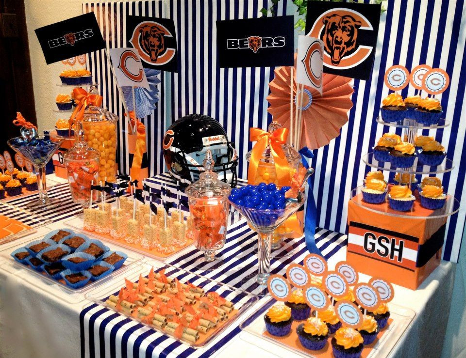 Chicago Kids Birthday Party
 Chicago Bears Dessert Buffet Have to do this one game