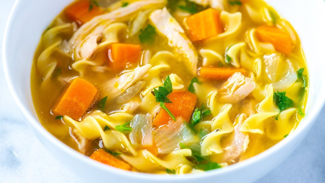 Chicken And Noodles Soup
 Ultra Satisfying Homemade Chicken Noodle Soup Recipe
