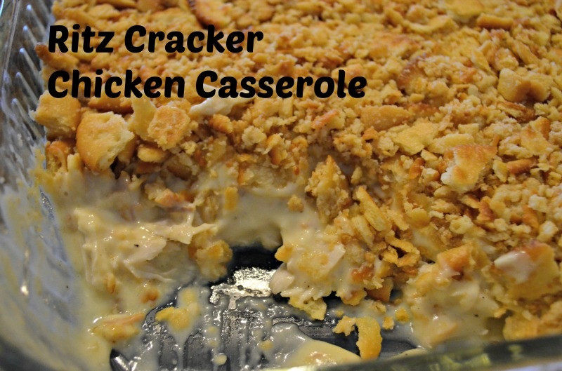 Chicken Casserole With Ritz
 Yours Mine & Ours Ritz Cracker Chicken Casserole