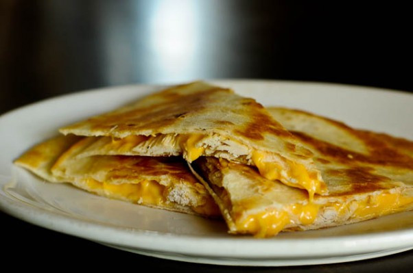 Chicken Cheese Quesadillas
 5 Simple Recipes Using Slow Cooker Chicken Add a Pinch