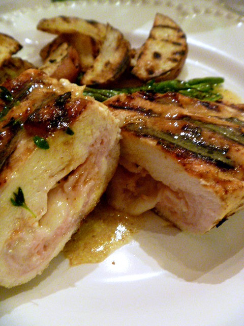 Chicken Cordon Blue Side Dishes
 Slice of Southern Grilled Chicken Cordon Bleu