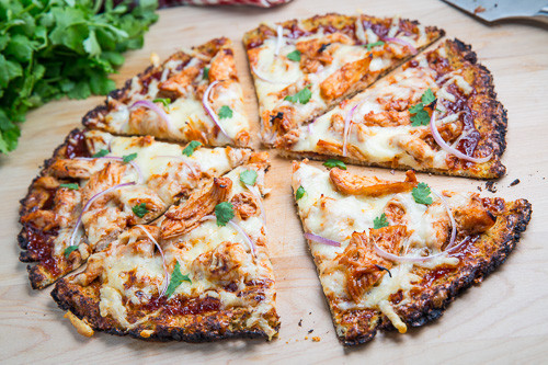 Chicken Crust Pizza
 Cauliflower Pizza Crust with BBQ Chicken Pizza Recipe on
