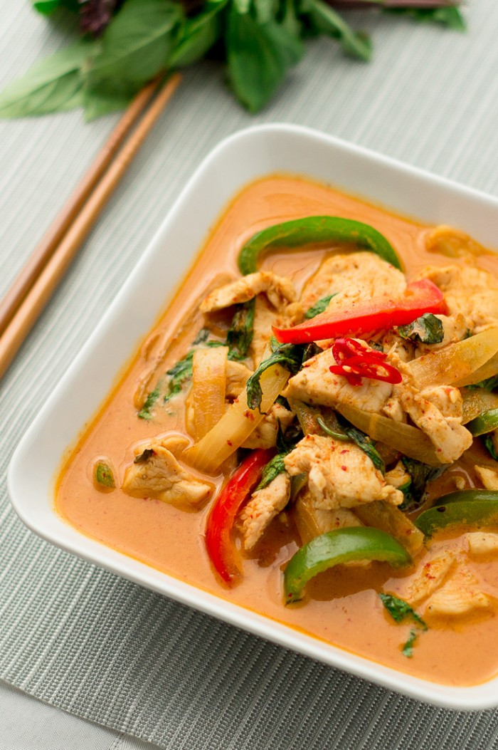 Chicken Curry Recipes Thai
 Thai Red Curry Recipe ChichiLicious