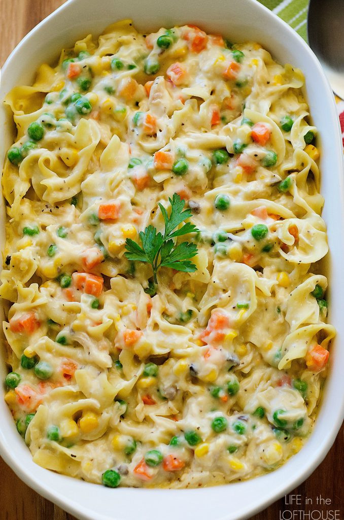 Chicken Egg Noodle Casserole Recipes
 Chicken Noodle Casserole Life In The Lofthouse