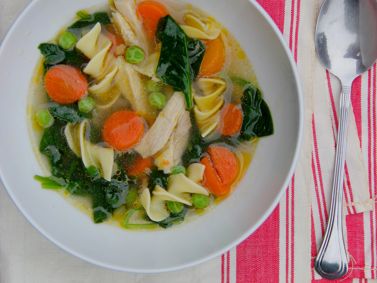 Chicken Noodle Vegetable Soup
 Chicken and Ve able Noodle Soup Recipe Ian Knauer