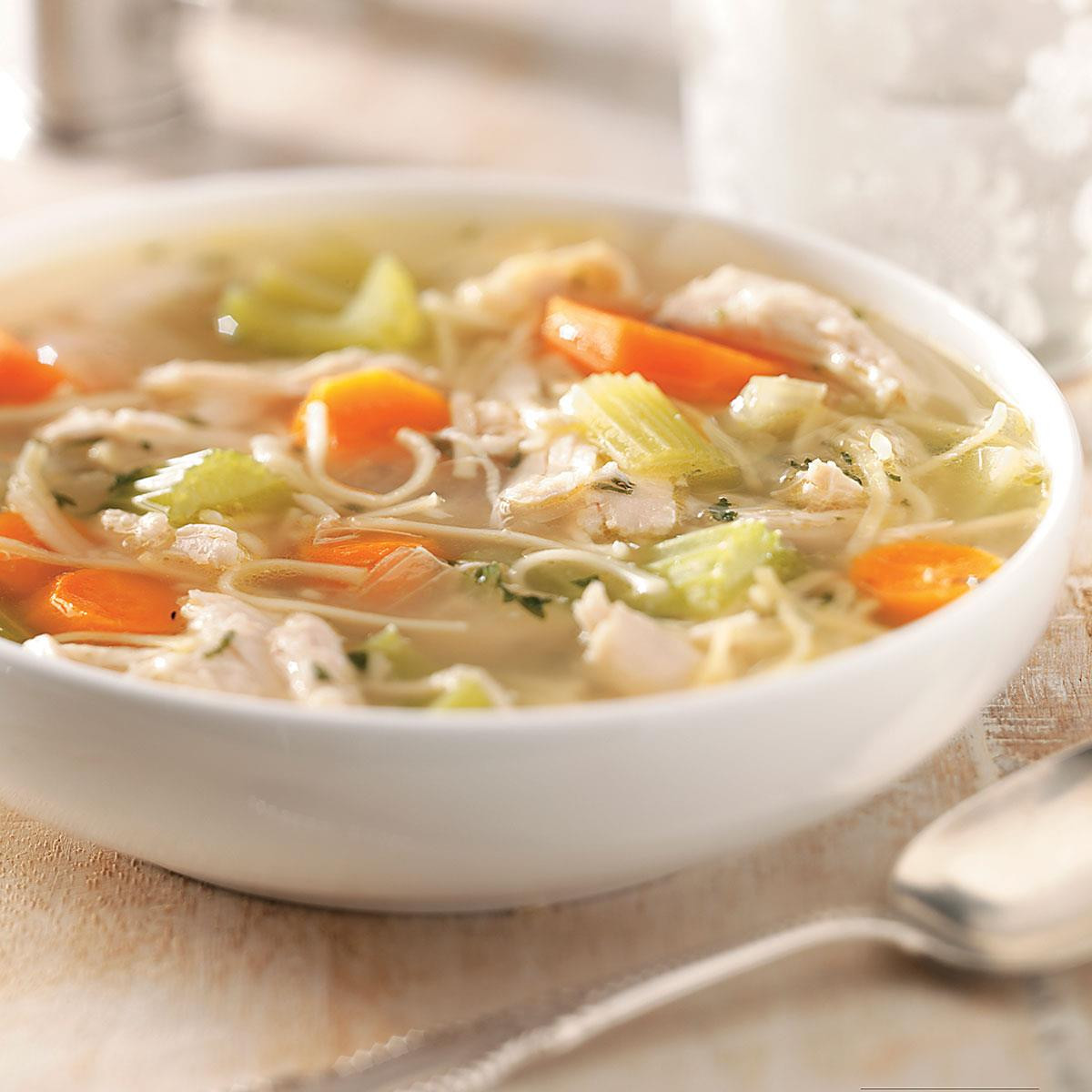 Chicken Noodle Vegetable Soup
 Chicken and Ve able Noodle Soup Recipe