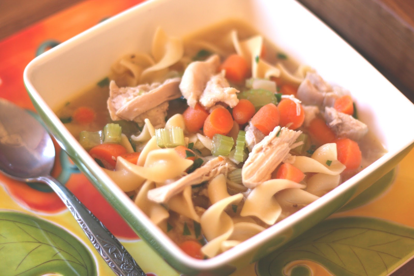 Chicken Noodle Vegetable Soup
 Barefeet In The Kitchen Ve able Chicken Noodle Soup