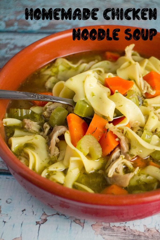 Chicken Noodle Vegetable Soup
 Homemade Ve able Chicken Noodle Soup Brooklyn Farm Girl