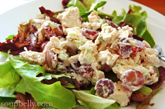 Chicken Salad With Grapes And Pecans
 Chicken Salad with Red Grapes and Walnuts