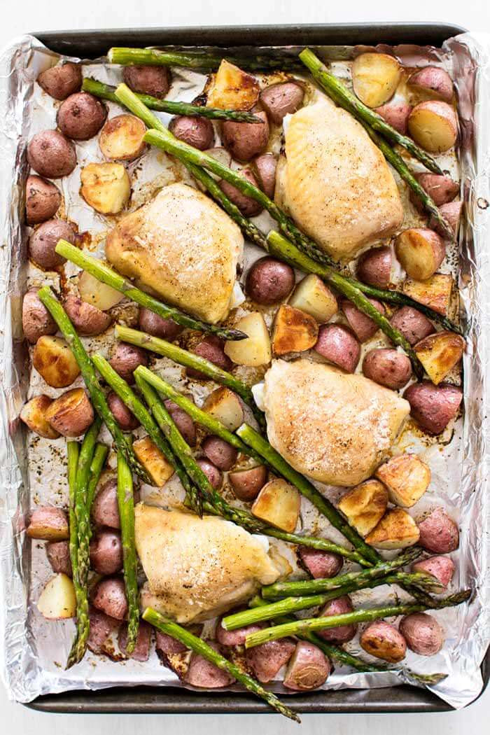 Chicken Sheet Pan Dinners
 Simple Chicken and Ve able Sheet Pan Dinner Julie s