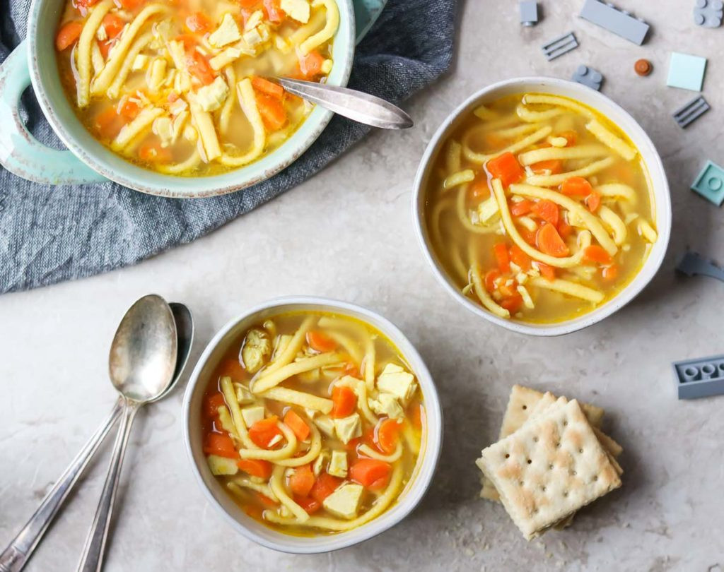 Chicken Soup For Kids
 Chicken Noodle Soup for Kids no onions & no green stuff