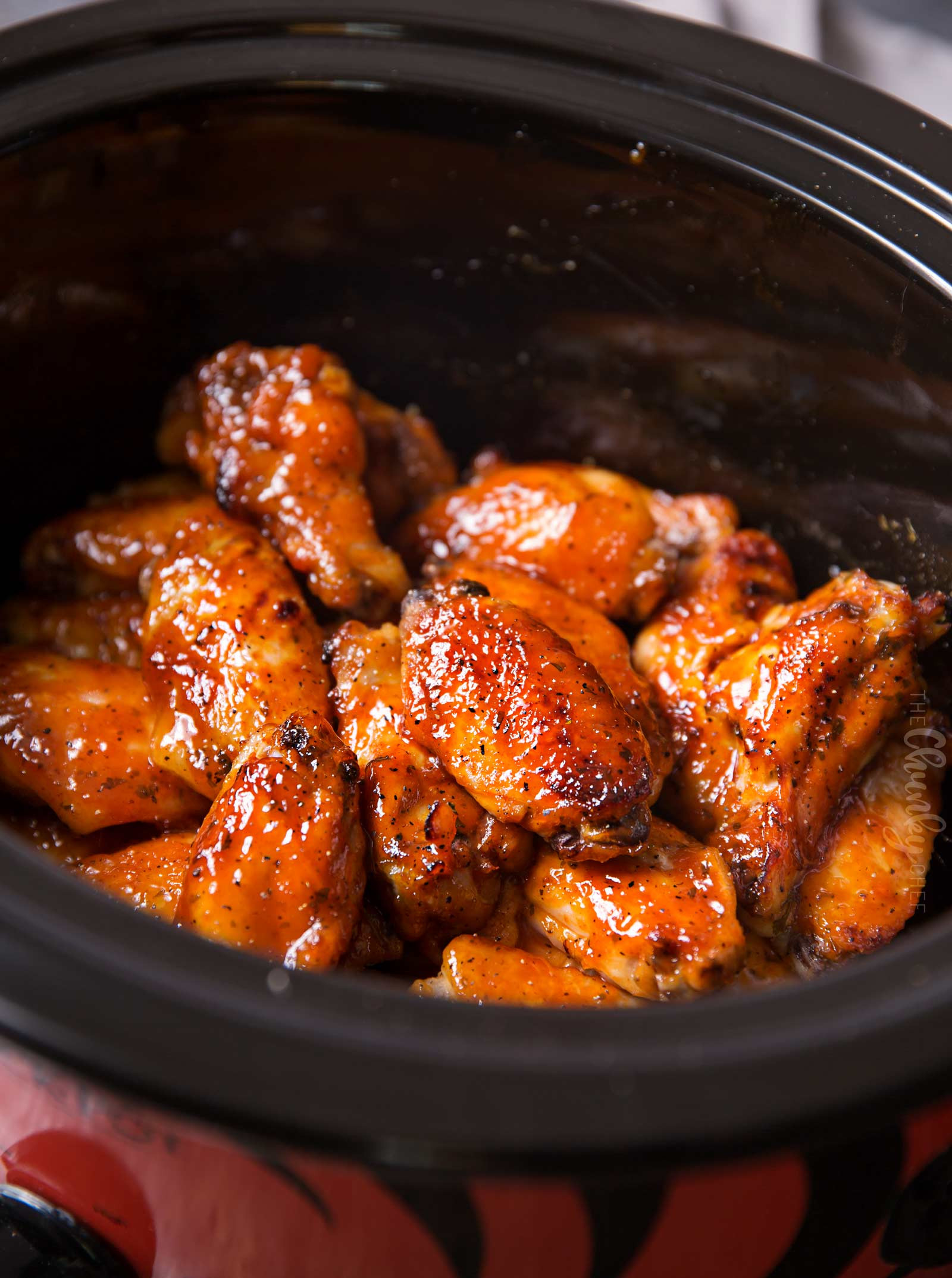 Chicken Wings Slow Cooker Recipe
 Slow Cooker Honey Buffalo Wings The Chunky Chef