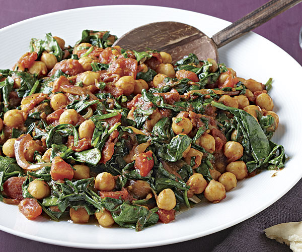 Chickpeas Recipes For Baby
 Spinach and Chickpea Curry Recipe FineCooking