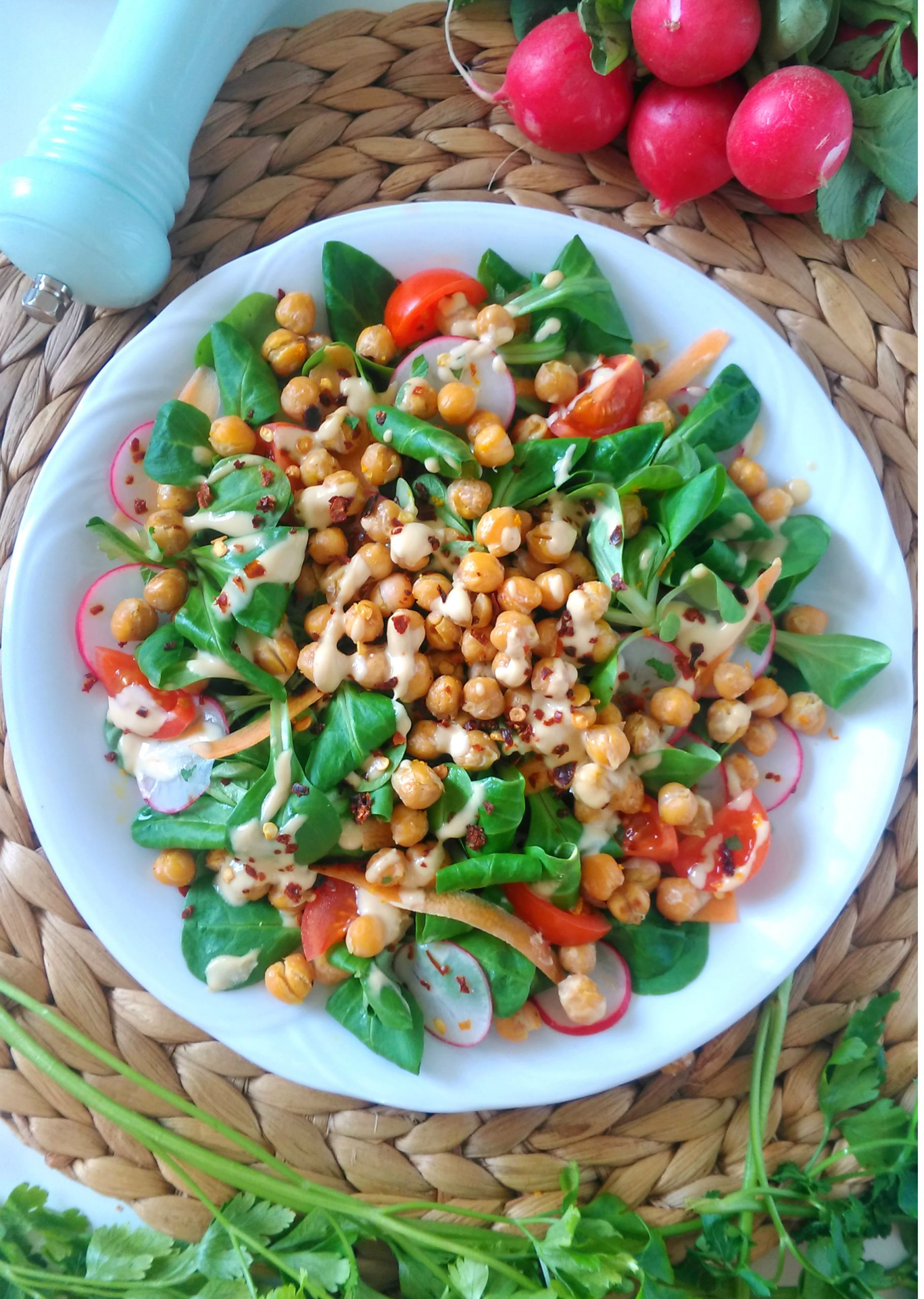 Chickpeas Recipes For Baby
 SPINACH AND RADISH SALAD WITH ROASTED CHICKPEAS AND TAHINI