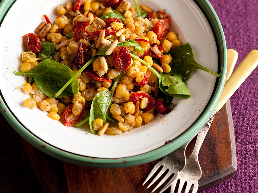 Chickpeas Recipes For Baby
 e Pot Braised chickpeas with spinach & oven dried tomatoes