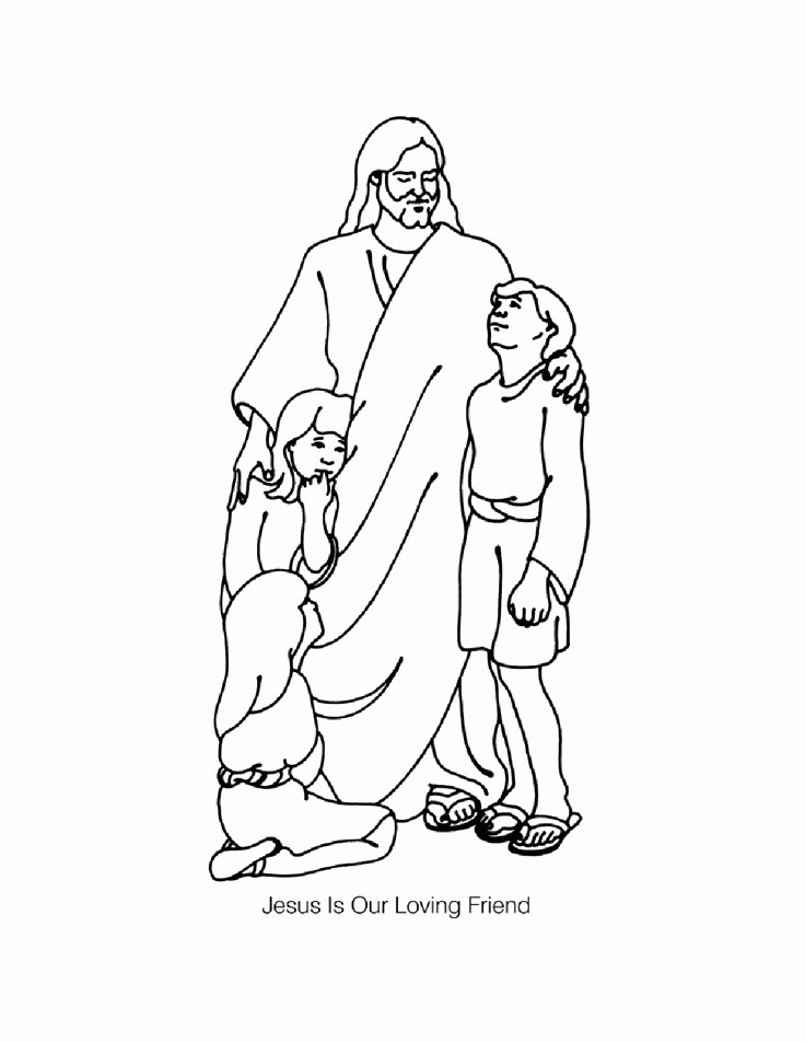 Child Coloring Pages
 Jesus Loves Everyone Coloring Page Coloring Home