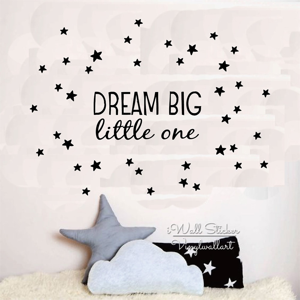 Child Dream Quotes
 Dream Big Little e Quote Wall Sticker Kids Wall Quotes