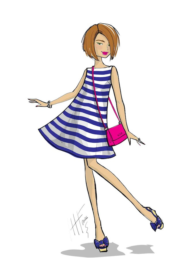 Child Fashion Illustration
 What should I wear on a date with my husband