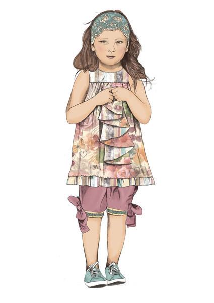 Child Fashion Illustration
 Fashion Illustration Kids and Baby on Behance