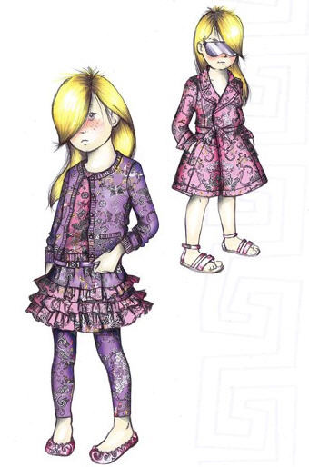 Child Fashion Illustration
 Style Pantry