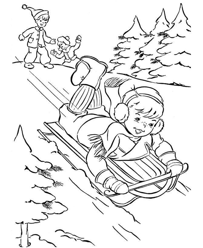 Children Christmas Coloring Pages
 Learn To Coloring April 2011