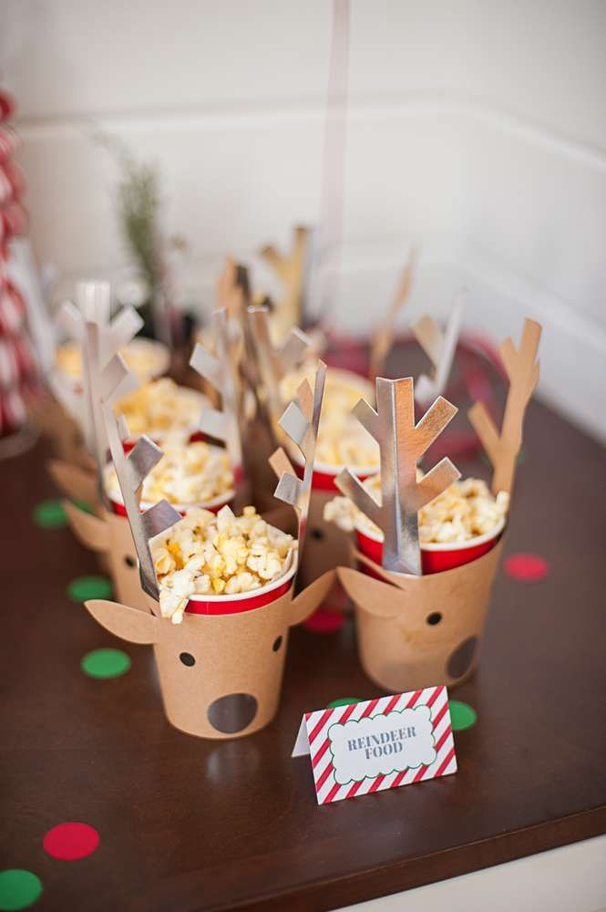 Children Christmas Party Food
 Reindeer treats at a Santa Christmas party See more party