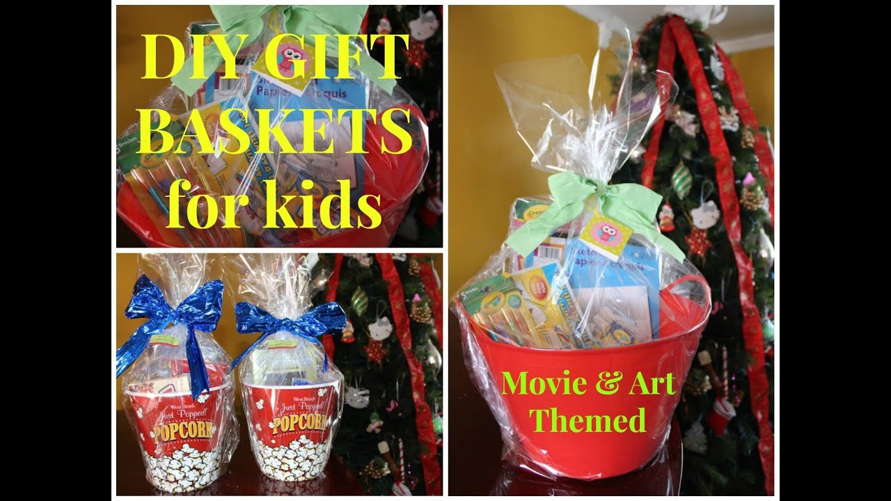 Children Gift Idea
 DIY Movie & Art Themed Gift Baskets for Kids Bud