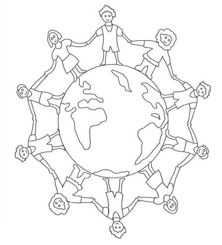 Children Of The World Coloring Pages
 Children Around The World Coloring Pages Coloring Home