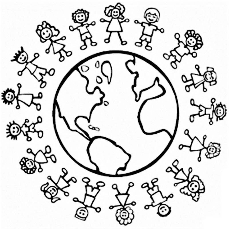 Children Of The World Coloring Pages
 universal children s day coloring pages