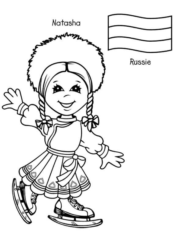 Children Of The World Coloring Pages
 Kids Around the World Coloring Pages
